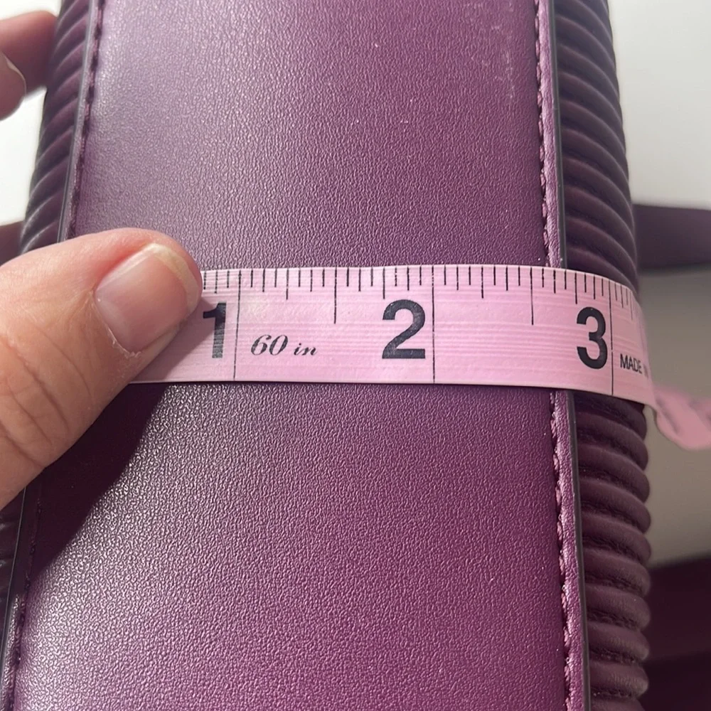 Calvin Klein Bette 2 in 1 Crossbody with Pouch Wristlet Eggplant